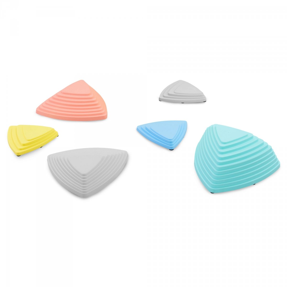 Kamienie balansujące kolorowe - 6 sztuk