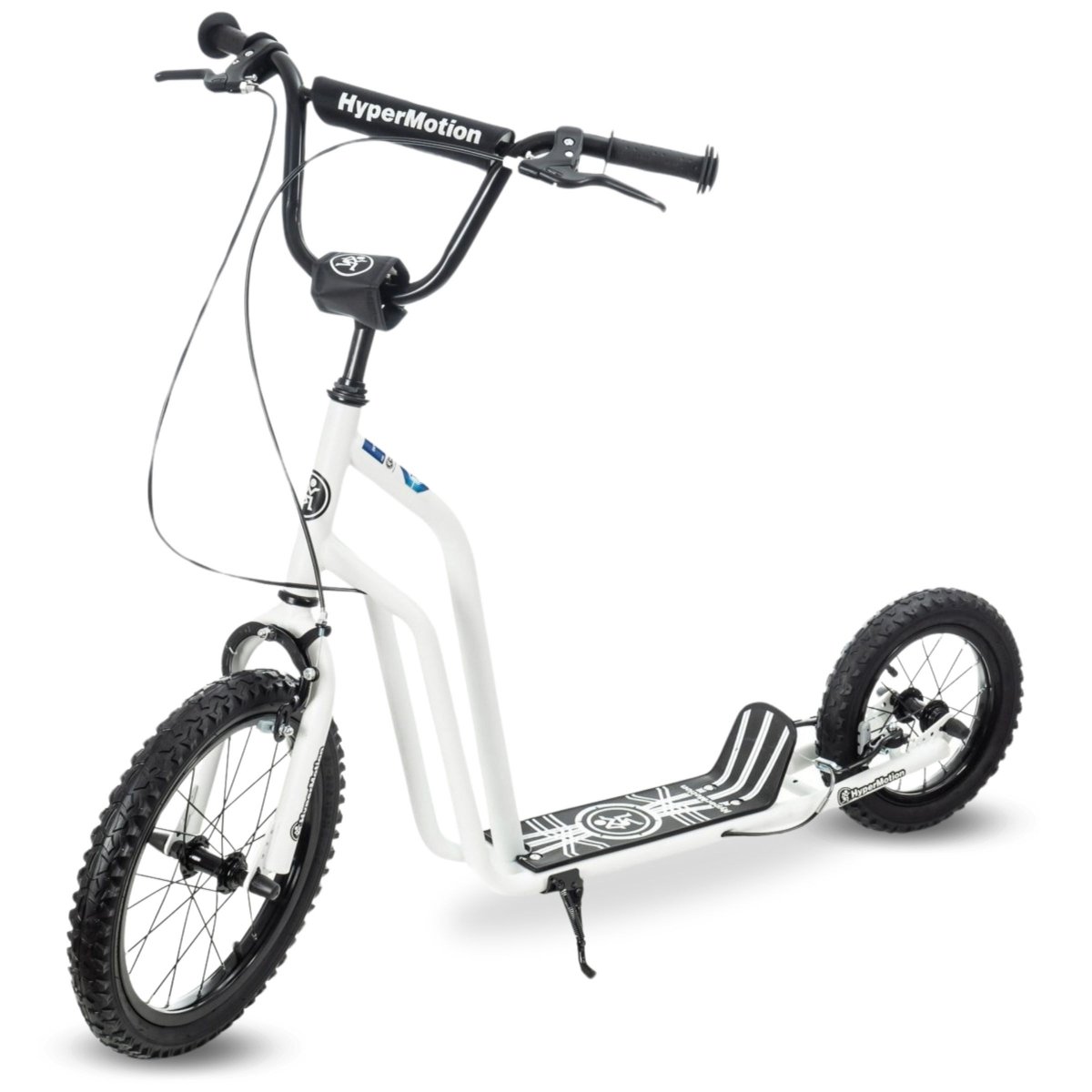 Hulajnoga HyperMotion VIVA 16 (koła 40cm + 30cm) - Biała