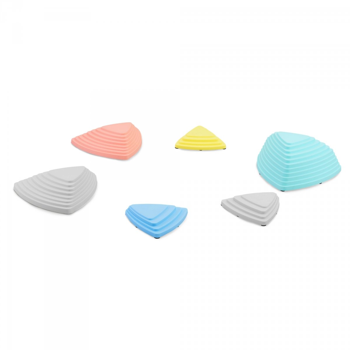 Kamienie balansujące kolorowe - 6 sztuk