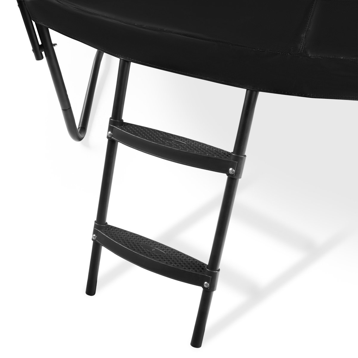 Trampolina ogrodowa XXXXL dla dzieci HyperMotion - 487 cm 16FT - z drabinką i siatką wewnętrzną - do domu i ogrodu - 150kg max