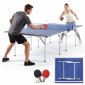 Składany stół do ping ponga, Tenis stołowy HyperMotion – pełnowymiarowy 274 x 152,5 x 76 cm 
