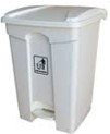 Kosz z pedałem 45L BIAŁY