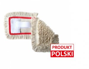 Mop bawełniany kieszeniowy z tasiemką 40cm