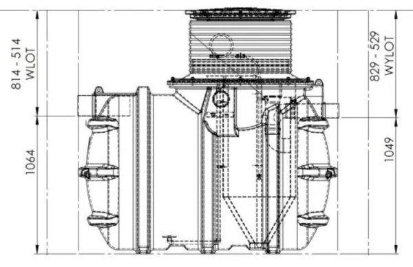 Oczyszczalnia Kingspan BioAir 2 dla 4-6 osób