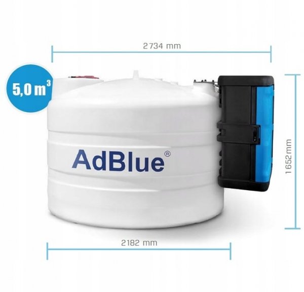 Zbiornik na AdBlue 5000L SWIMER BLUE TANK ELJPS EL PRESTIGE