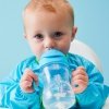 B.BOX Nowy innowacyjny Bidon ze słomką 240ml Kobaltowy BB00508