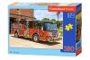 Puzzle 180 Wóz Strażacki Samochód straży Castorland 7+