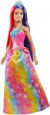 Barbie Dreamtopia Lalka Księżniczka Kolorowe włosy Tęczowa Mattel 