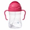 B.BOX Nowy innowacyjny Bidon ze słomką 240ml Malinowy BB00502