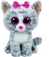 Maskotka Kotek Szary KIKI 15 cm Kot TY Beanies Kotek Błyszczące oczy 