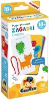 CzuCzu Moje Pierwsze ZAGADKI Karty na kółeczku 18m+ Książeczka 6477703