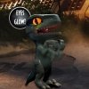 Blue Trigger Chomper Ryczący Dinozaur Velociraptor Blue Groźny dinozaur