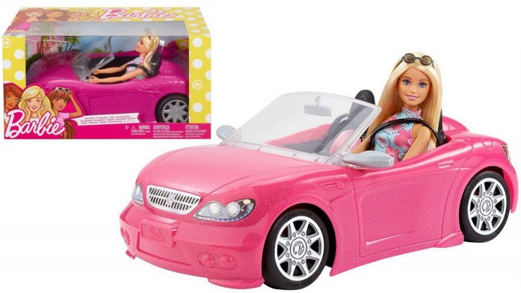 Auto Kabriolet GLAM Lalka Barbie Mattel FPR57