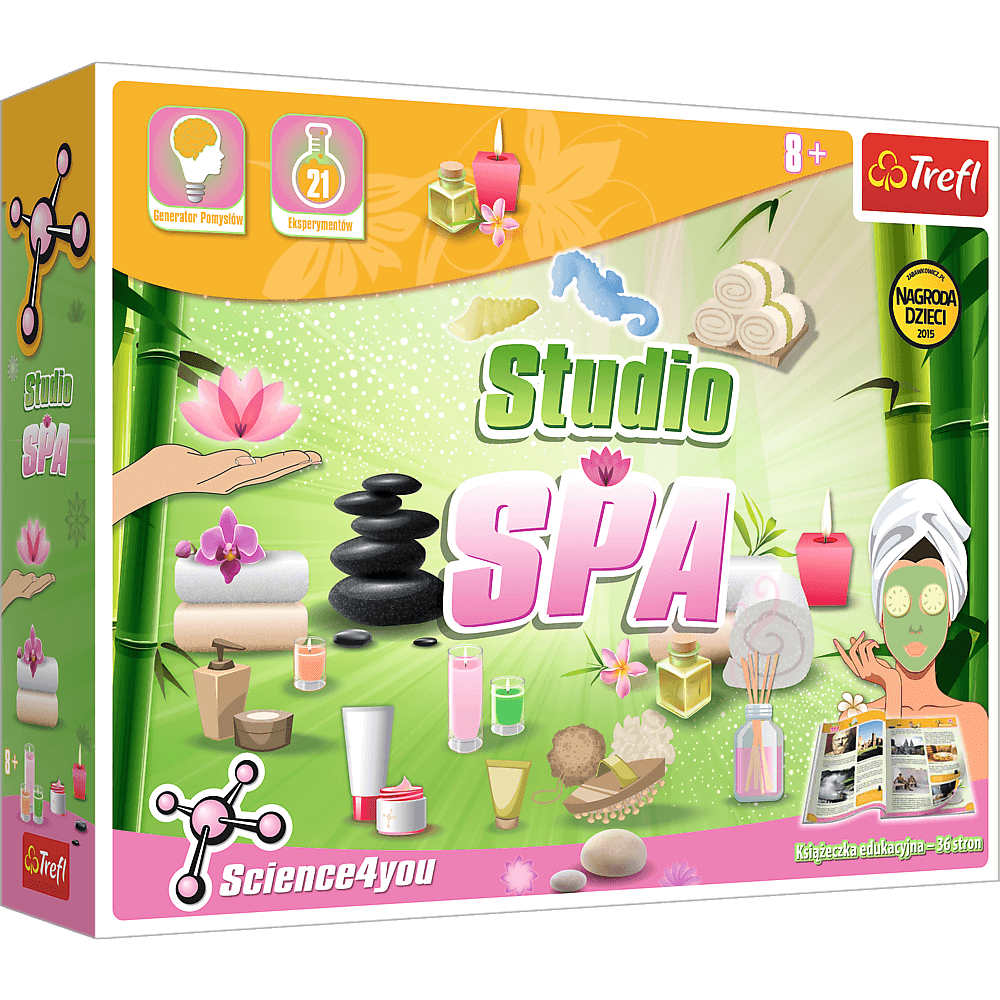No Spa Dla Dziecka 3 Latka STUDIO SPA Mydełka Maseczki Science4you Trefl 60506, zestawy