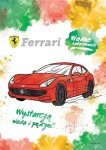 Ferrari Wodne kolorowanie Kolorowanka wodna