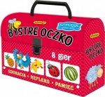 BYSTRE OCZKO Kuferek 8 Gier Pamięć Adamigo 96el