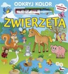 Zwierzęta Kolorowanka wodna z flamastrem Odkryj Kolor