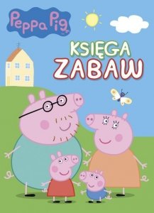 Świnka Peppa Księga zabaw Książka Zgaduj, rysuj, koloruj Peppa Pig