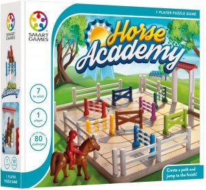 Horse Academy Smart Games Konie gra logiczna Akademia jazdy konnej