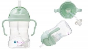 B.BOX Nowy Innowacyjny Kubek Bidon ze słomką Gelato Pistachio BB00520