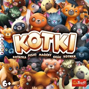 Kotki Gra Planszowa dla Sympatyków kotów Trefl