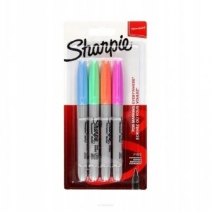 Markery permanentne SHARPIE Pastelowe 4 kolory