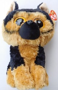 Maskotka Pies Owczarek 24 cm TY Beanies Piesek Błyszczące oczy