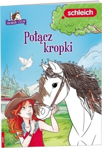 Schleich Horse Club Połącz kropki Kolorowanka z naklejkami