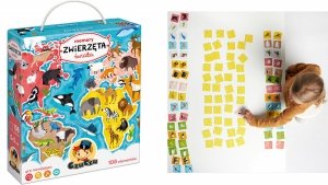 Gra Memory Zwierzęta świata Pamięć Memo CzuCzu 108 el