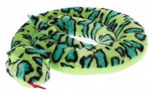 Maskotka Wąż pluszowy 210 cm Zielony Pluszak Beppe ZOO