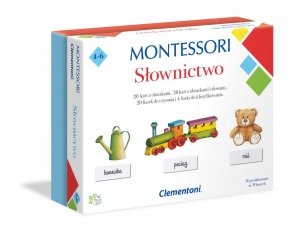 Montessori Słownictwo Clementoni 50077 Karty obrazkowe
