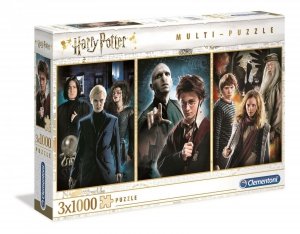 Harry Potter Puzzle 3 x 1000 el. Clementoni 3w1 61884