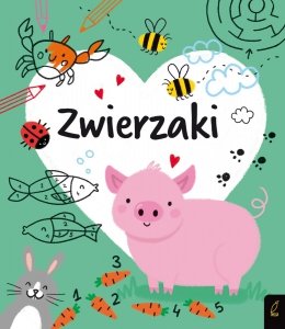 Zwierzaki Książeczka z zadaniami Łamigłówki