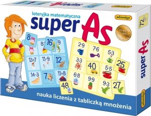 Loteryjka matematyczna Super As Nauka liczenia Adamigo