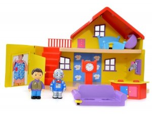 Justins House Zestaw Domek Dom z wyposażeniem Figurka