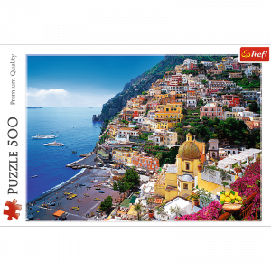 Puzzle 500 Wybrzeże Positano Włochy Trefl 37145