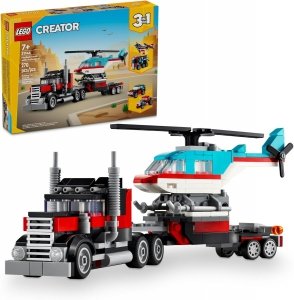 Lego Creator 31146 Ciężarówka z platformą i helikopterem