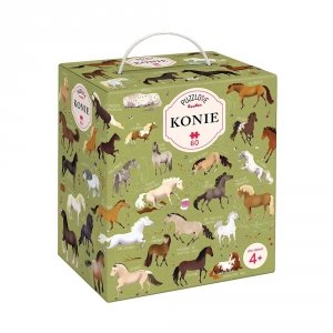 Puzzle Konie 60 Puzzlove Rasy Koni CzuCzu Koń
