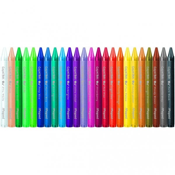 Kredki świecowe Maped 24 kolory Colorpeps