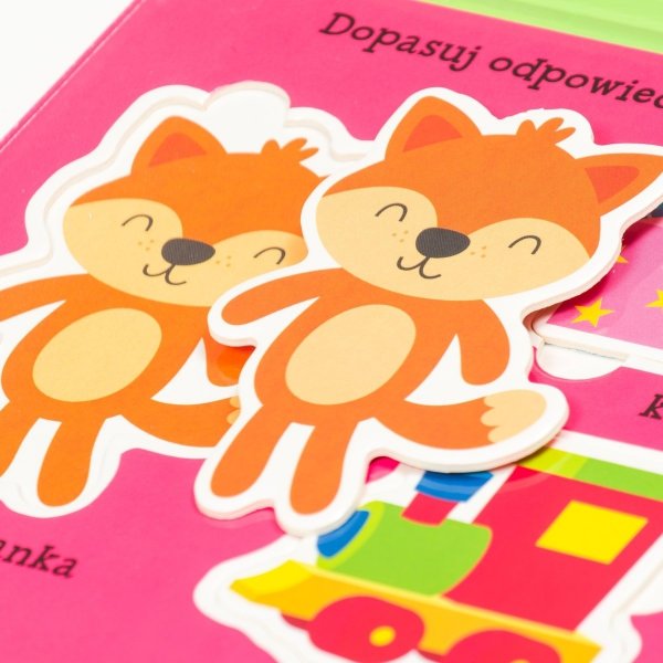 Słowa Poznajemy świat książeczka + Puzzle Akademia mądrego dziecka
