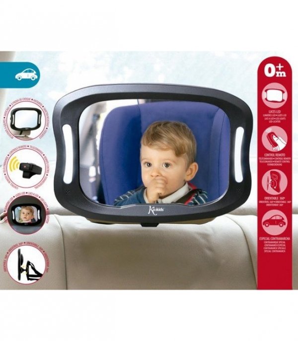 Lusterko do obserwacji dziecka KioKids Pilot LED