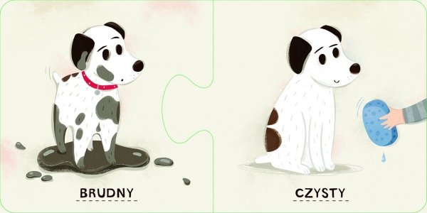 PUCIO Przeciwieństwa Puzzle edukacyjne dla dzieci 2+