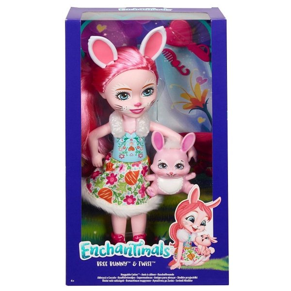 Enchantimals Lalka 36cm Królik + Zwierzątko Mattel FRH52