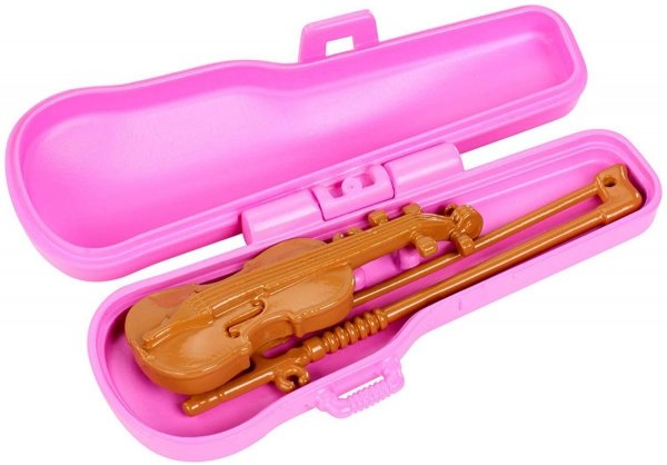 Lalka BARBIE Nauczycielka Muzyki 2 Lalki SKRZYPCE Mattel FXP18