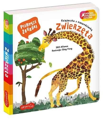 Zwierzęta Pierwsze zagadki Książeczka rozkładana Akademia mądrego dziecka