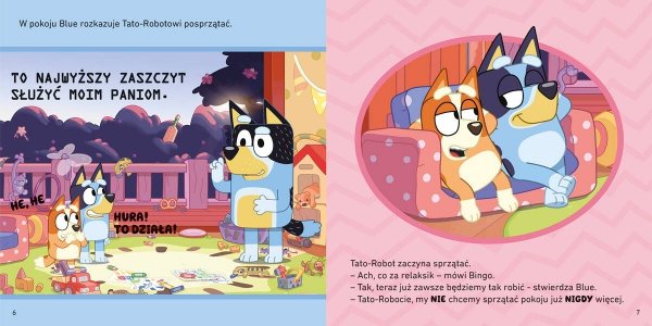 Bluey. Tato-robot. Moja czytanka