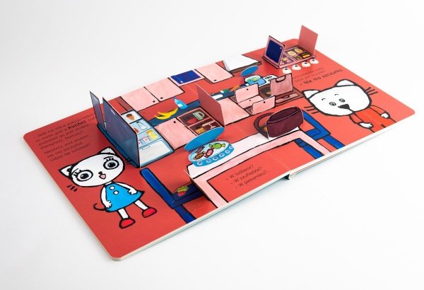 Kicia Kocia Gdzie jest szczurek Książeczka z okienkami do otwierania