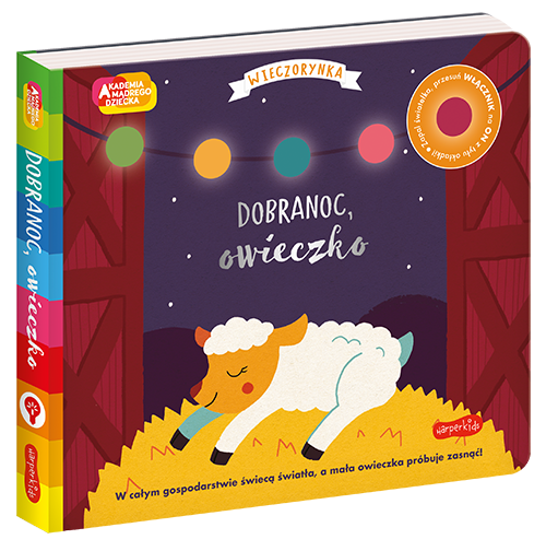 Dobranoc owieczko Wieczorynka Książka z podświetleniem Akademia