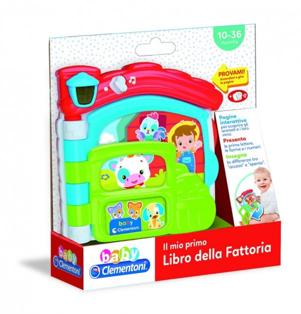 Clementoni Baby Książeczka Dźwiękowa Wesoła Farma 10m+