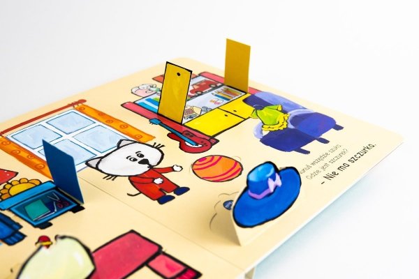 Kicia Kocia Gdzie jest szczurek Książeczka z okienkami do otwierania